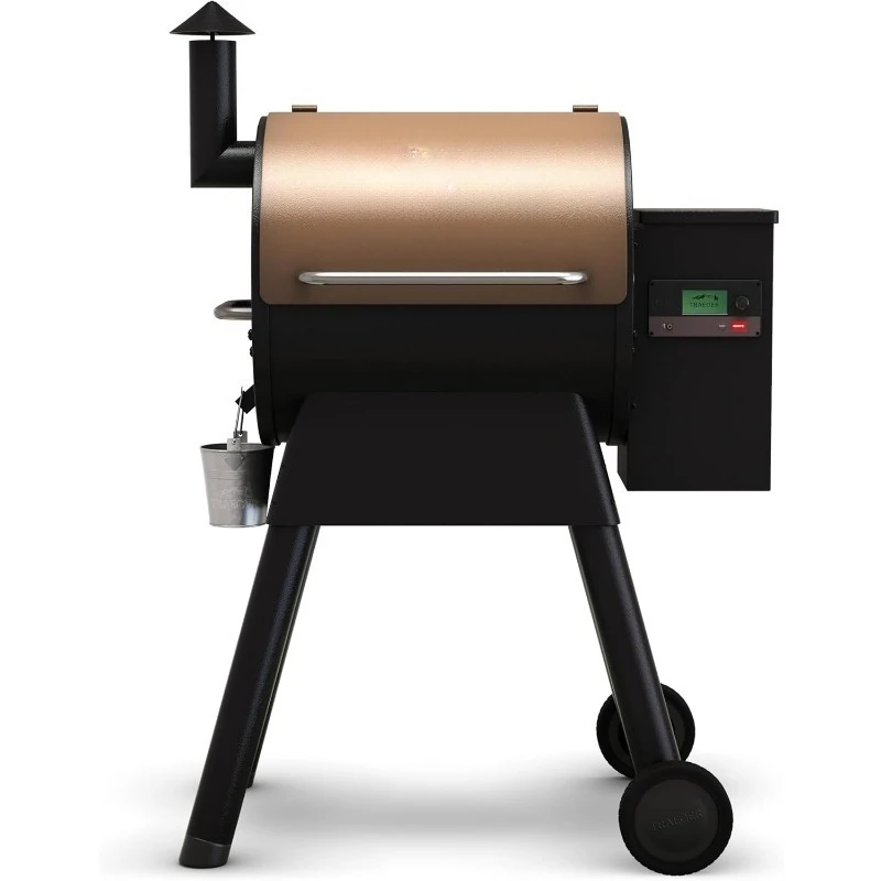 

Гриль и курильница на древесных гранулах Pro 575, с Wi-Fi, поддержкой приложений, бронза