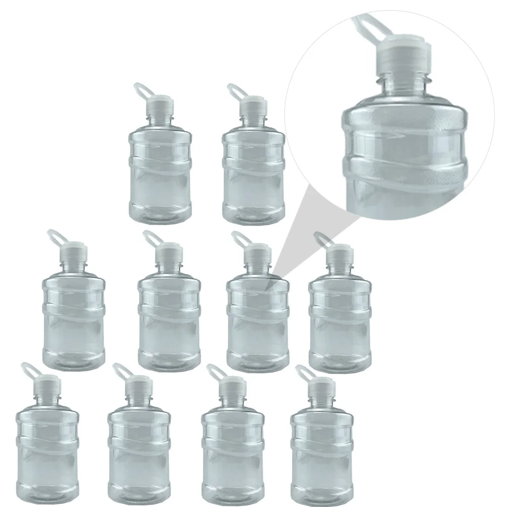 

10pcs 500Ml Transparent Mini Bucket For Juice Drink Storage Home Office School Use Pet Beverage Kitchen