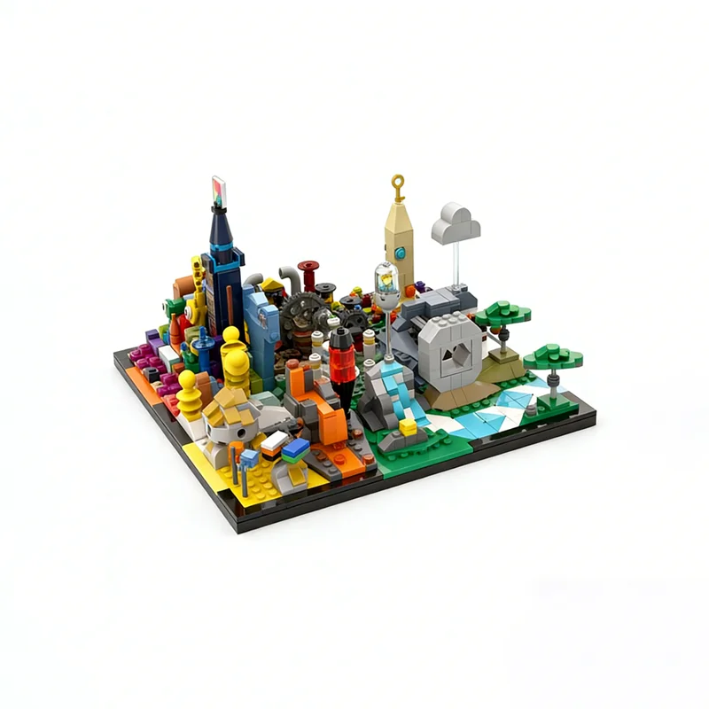 

1165pcs MOC The World Mixels Model Building Blocks Construction DIY Toys Creative Idea Christmas Gifts Education Brick Kids