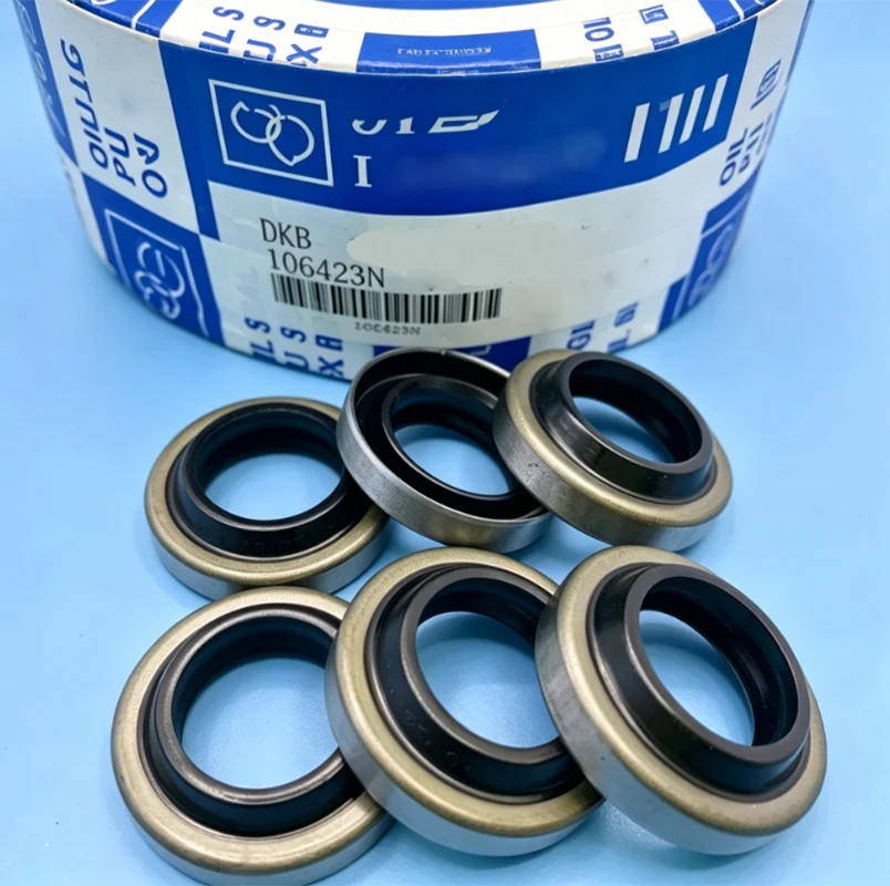 DKB NBR Rubber Hydraulic Iron Shell Dust Proof Wiper Ring Gasket Oil Seal 22*34/25*37/30*42/*6/9 35*47/40*52/45*57*7/10-265*285