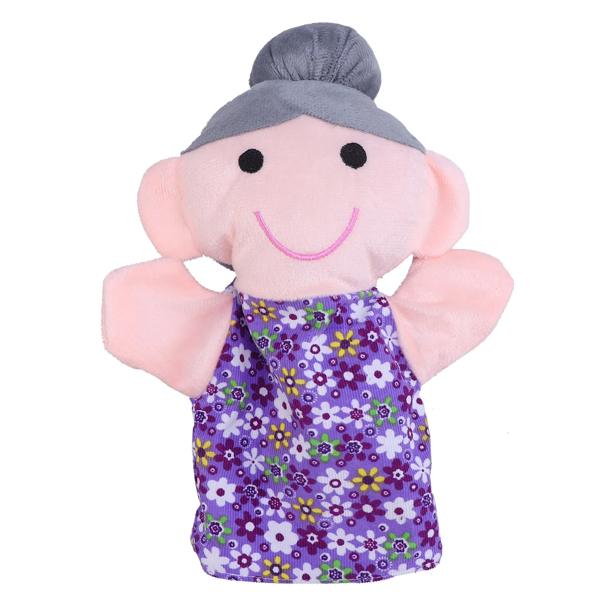 

Baby Fabric Hand Puppets Adorable Family Hand Toy Storytelling Toy (Grandmother Pattern 25cm) kids hand puppets