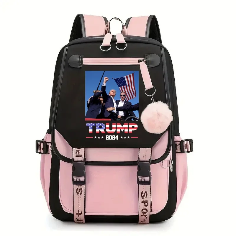 Trump Fighting 2024 Print Backpacks for Men Girls School Bag for Teenager Laptop Backpack