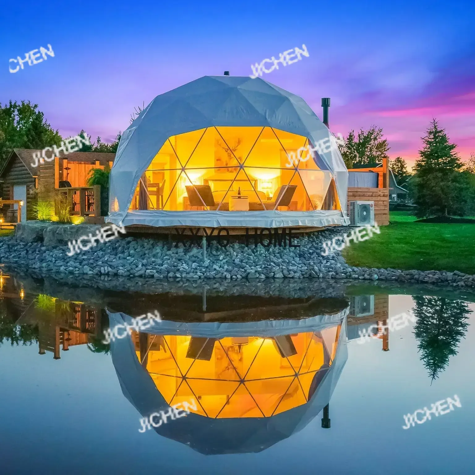 Jc Jc Geodesic Dome…