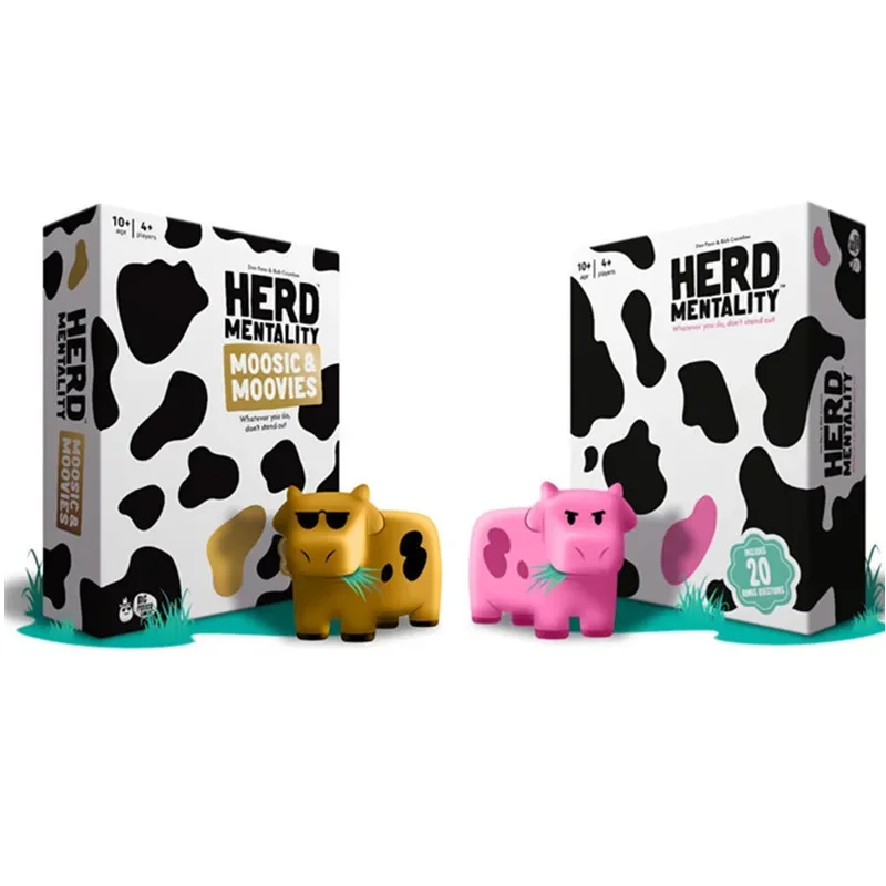 Herd Mentality and Moovies Edition Board Game: Hilarious Family Game | Loved By Millions | Best Christmas Board