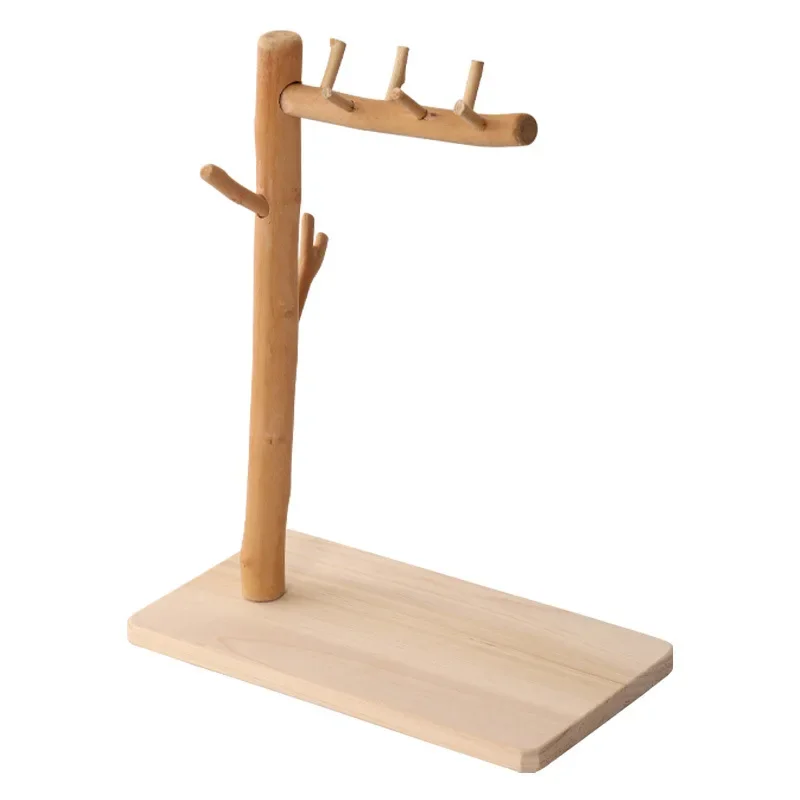 Entry entrance log key storage rack ornament, living room shoe cabinet home decoration desktop shelf tray creative