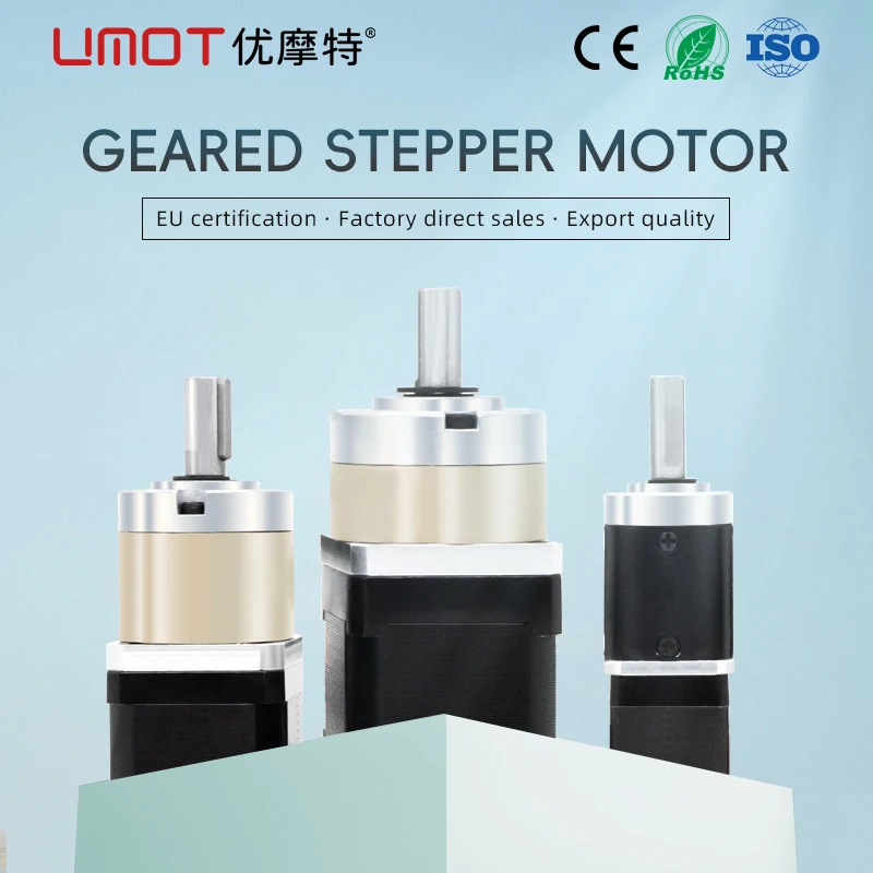 

UMOT Micro Long-life 10000h Nema8/11/14/17 Планетарный редуктор Шаговый двигатель Редуктор скорости Коэффициент уменьшения 3,7:1-369:1 + драйвер