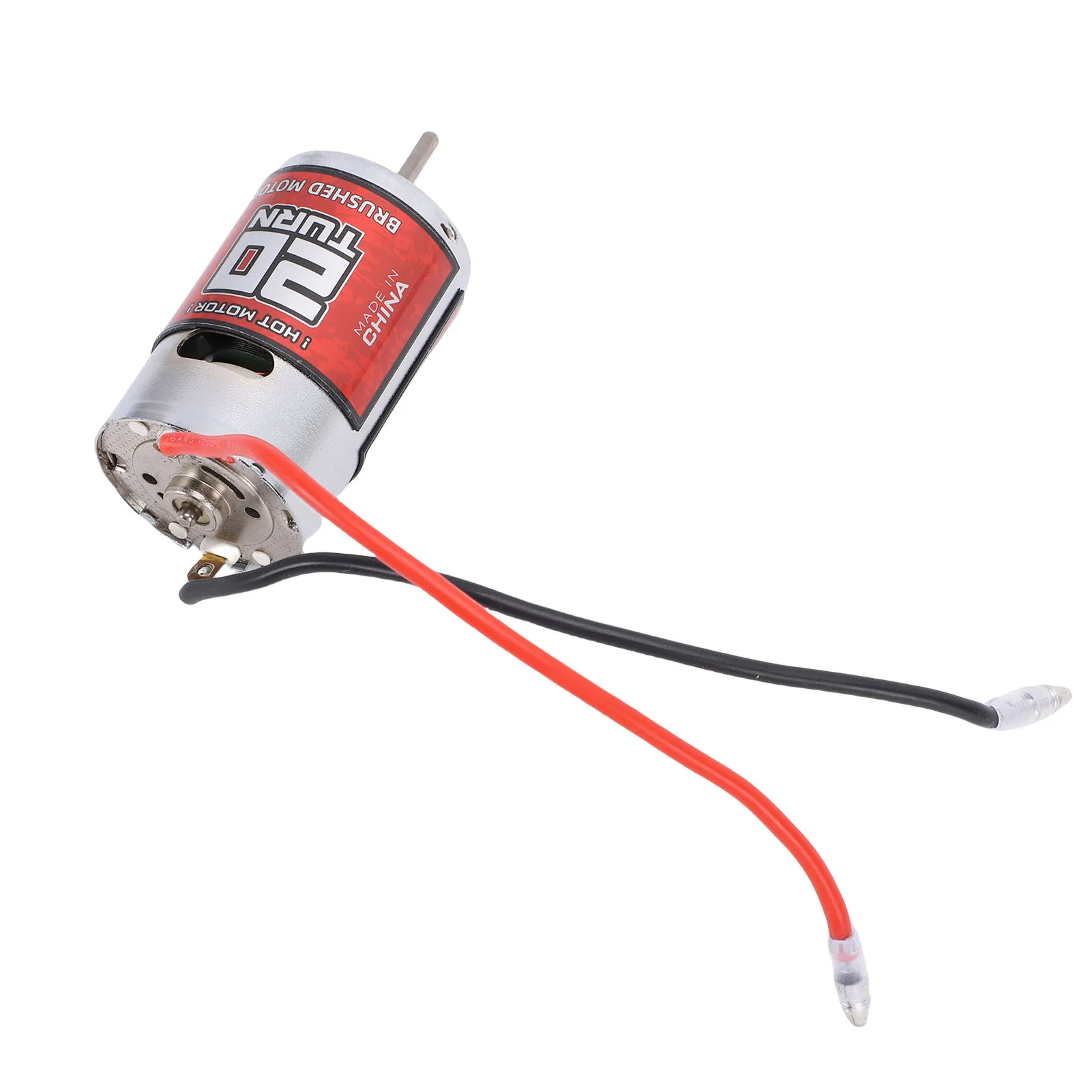 

550 RC Car Brushed Motor 14500RPM 20T D Shaft High Speed Brushed Motor with Stainless Steel Housing for RC Boat 550 RC Car Motor