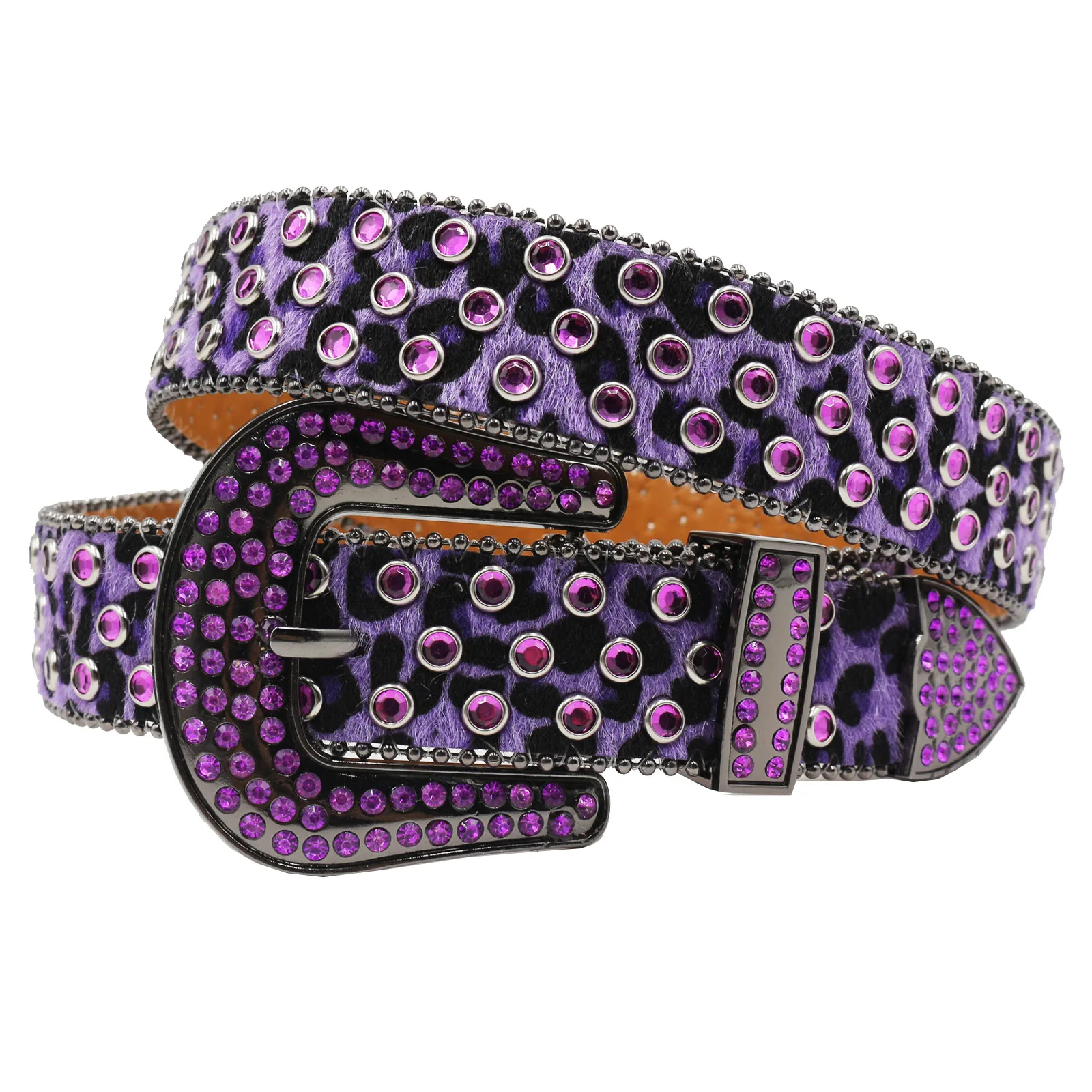 Original design Shiny Rhinestone Belts Studded Skull Lether Belts for Women Luxury Designer Brand Strap For Jeans Belts