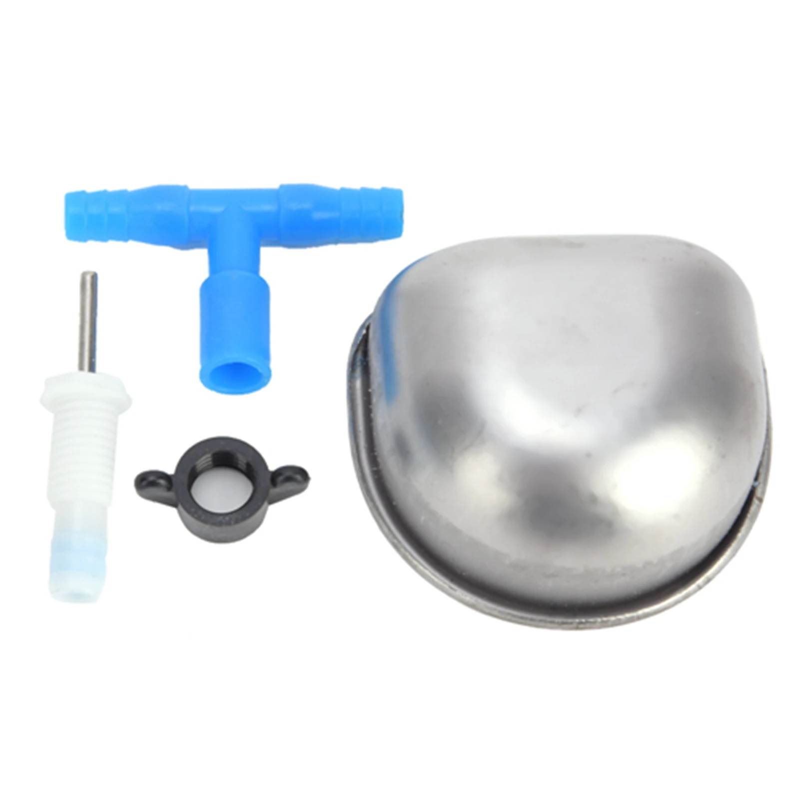 10 Sets Rabbit Drinker Stainless Steel Plastic Drinking Water Bowl Feeding Accessories for Connecting 7mm to 10mm Hose