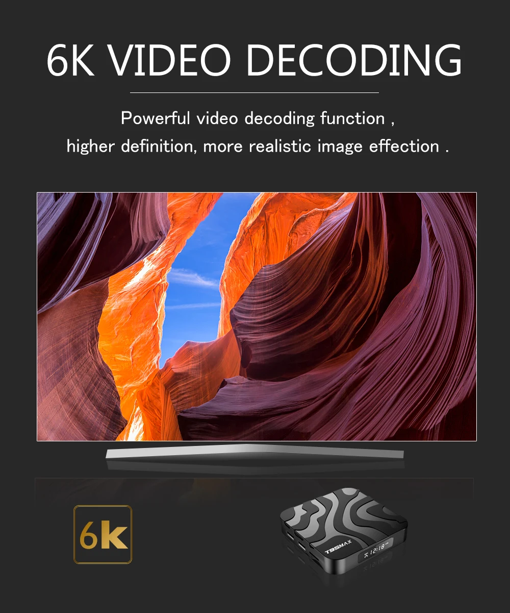 2024 T95 Pro Smart TV Box - Android 14، Allwinner H616، 6K Ultra HD، 4GB RAM + 64GB/128GB، Dual WiFi، مشغل بث فك التشفير