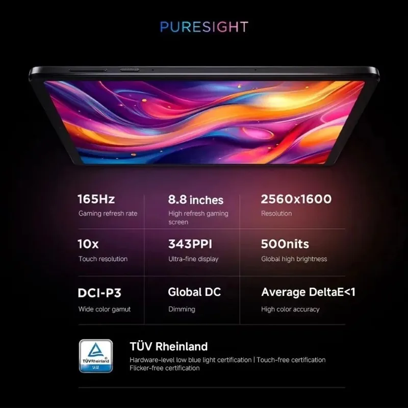 شاشة Lenovo LEGION Y700 3rd Snapdragon 8 Gen 3 2.5K 6550mAh LCD 2560*1600 8.8 بوصة 165 هرتز 68 وات شحن أندرويد 14 #6