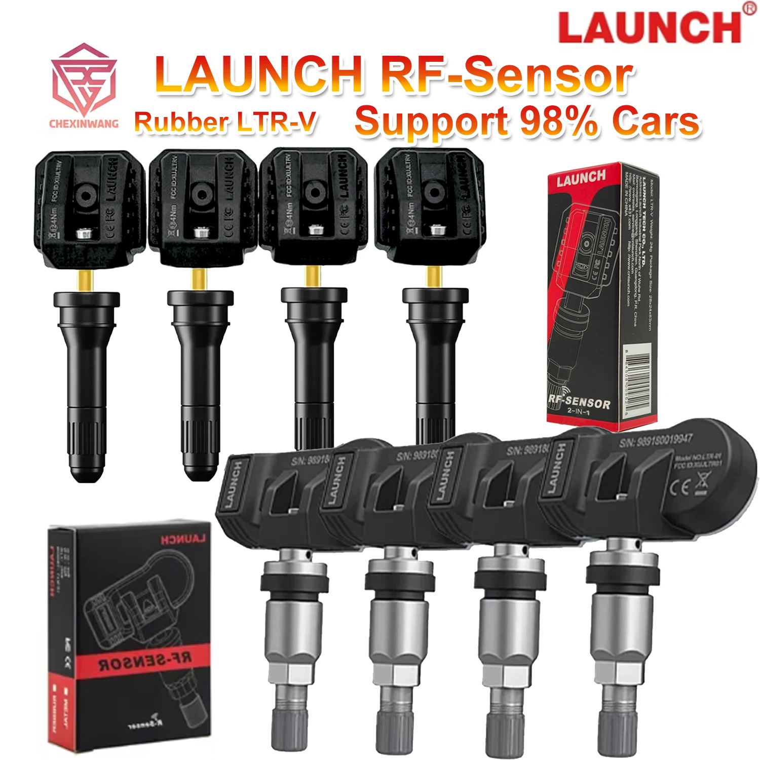 

Launch RF-SENSOR 2in1 TPMS Sensor 315MHZ 433MHZ Aluminum Valve TPMS Sensor Tire Repair Tool Tire Pressure Monitoring Sensor Prog