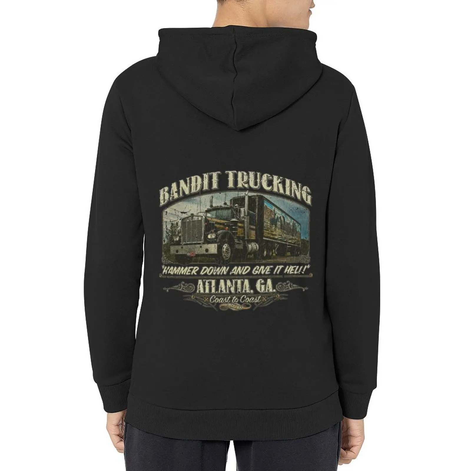 

Smokey And The Bandit Trucking 1977 Hoodie men clothing mens designer clothes hooded shirt new hoodies and sweatshirts