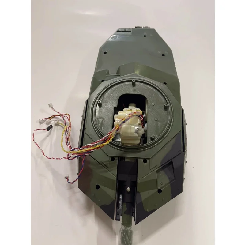 1/16 7.0 Turret with Barrel for Leopard 2A6 Tank Accessories for HL 3889 RC Tank Simulation DIY Toy Boys Decorative Modified