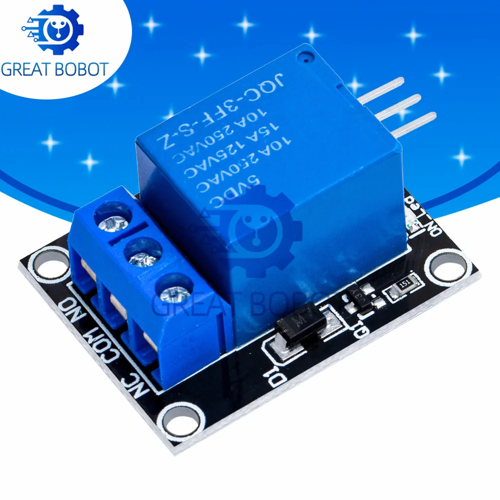 BS 1PCS  KY-019  KY 019 5V One 1 Channel Relay Module Board Shield For PIC AVR DSP ARM for arduino Relay