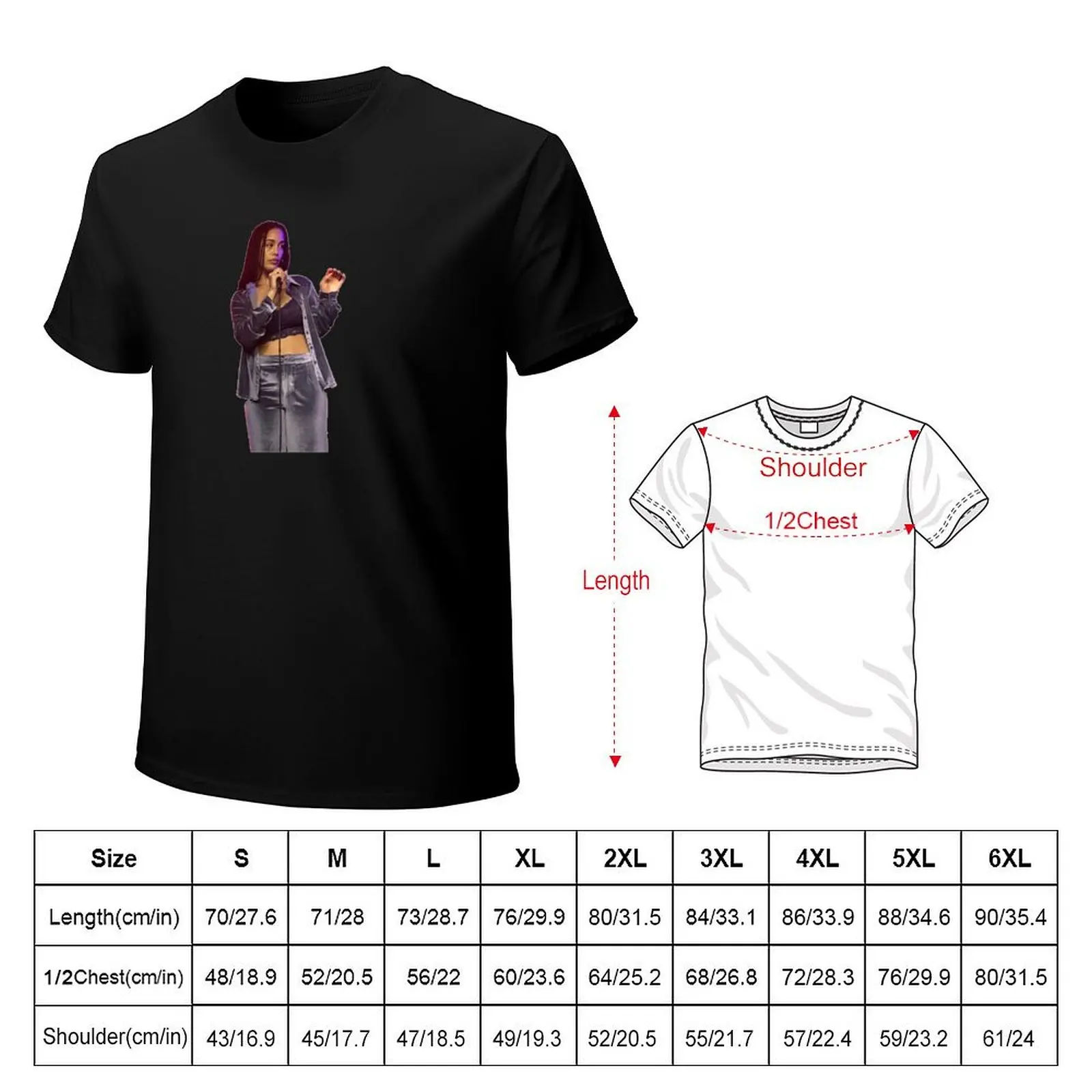 Jorja Smith in Toronto 2017 T-Shirt Anti-Pilling Casual T-Shirt