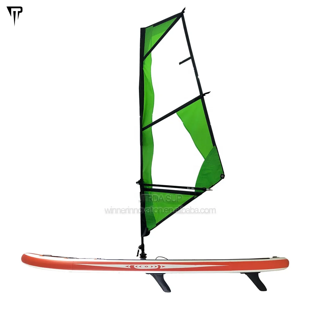 

JTRDA 11ft Wholesale Inflatable Sailing Sup Windsurf Sail Sup Board With Sail