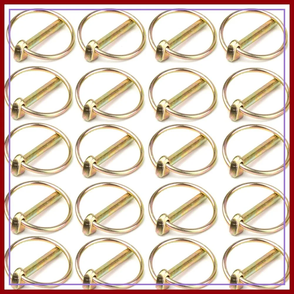 

21 PCS 3/16 Lynch Pin Assortment Kit Heavy Duty Shaft Locking Pin for Farm Tractors Trailers Mower