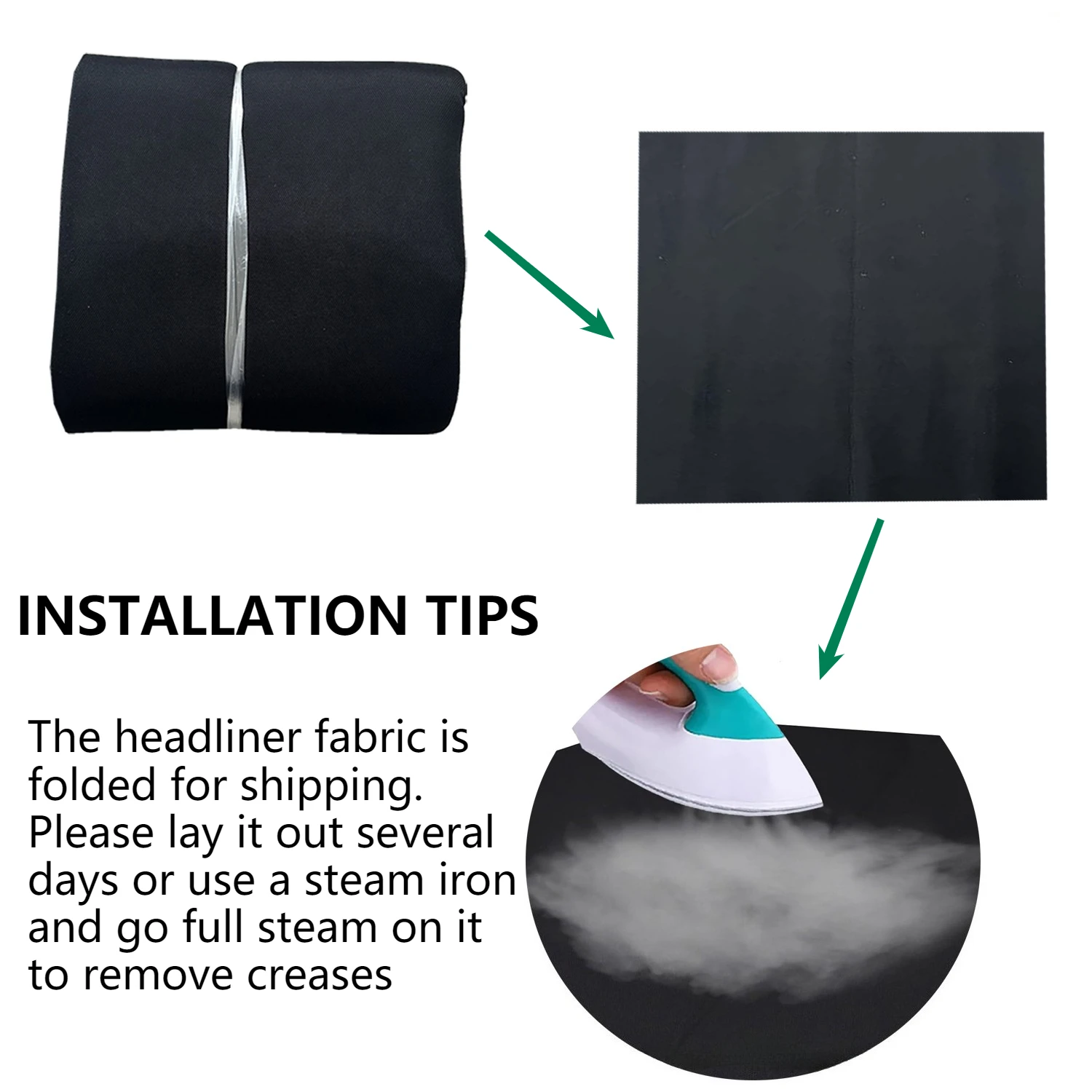 Car Headliner Roof Headliner Fabric with Foam Backing for Car Lining Interior Material Repair Trim Protect DIY Fabrics