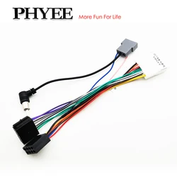 Car Radio Wiring Harness 20P Head Unit ISO Connector Antenna Plug Cable Adapter for Nissan Qashqai J10 Versa Cube Sentra X-trail