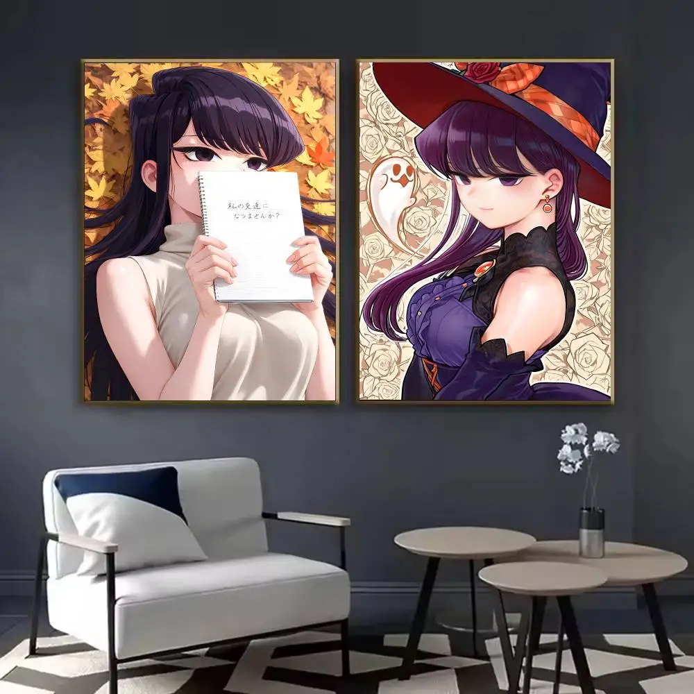 Komi Cant C-Communicate Poster Waterproof Sticky Wall Art Print For Bedroom Living Room Hallway Bar Home Decor