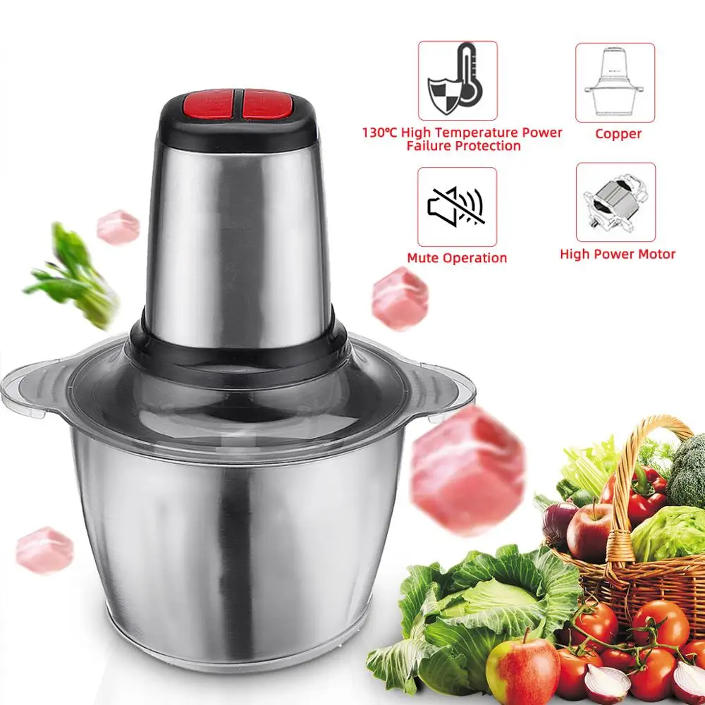 

3L Electric Meat Grinder 300W Industrial Sausage Maker Home Kitchen Food