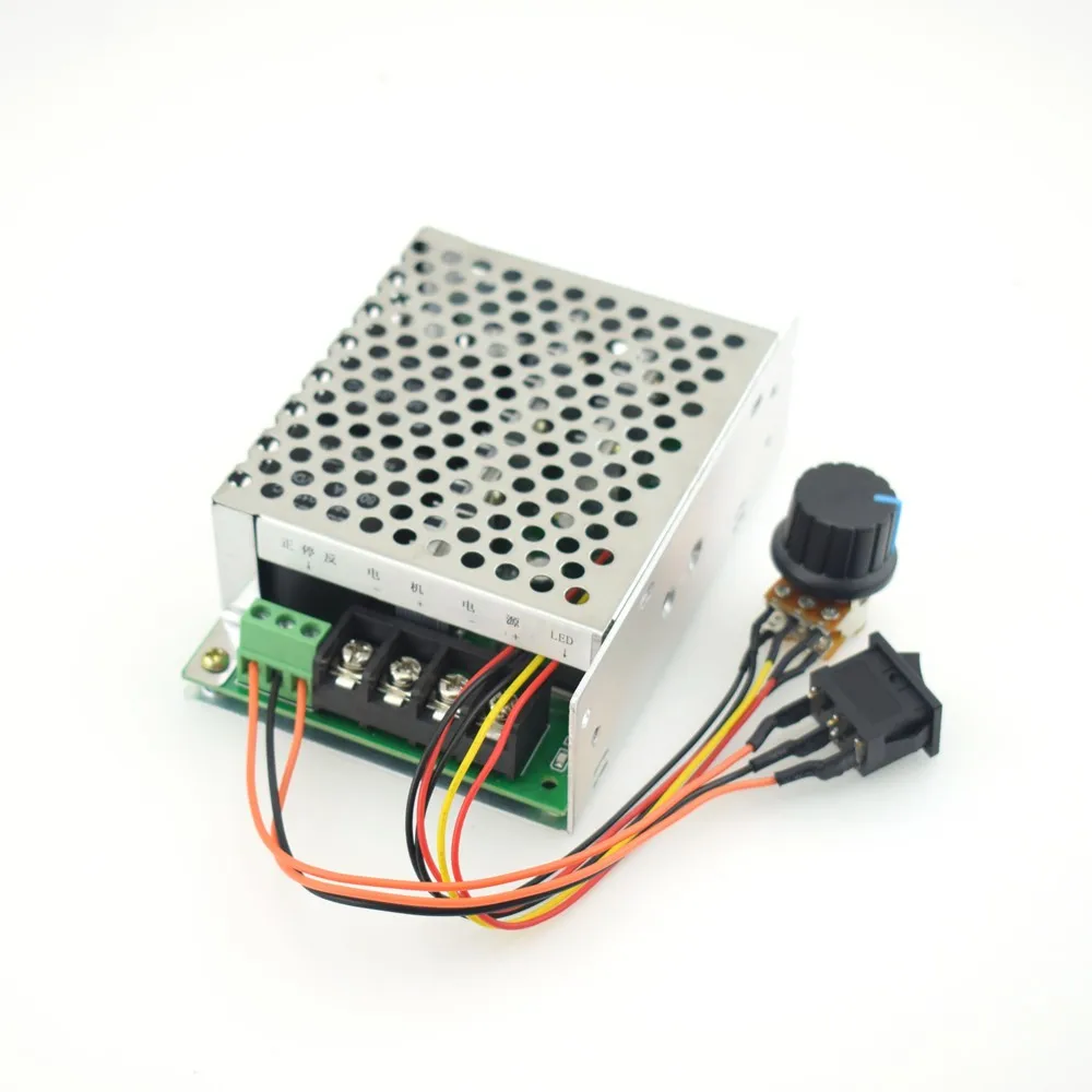 40A DC Motor Speed Control Reversible PWM Controller 12V 24V 36V 48V 2000W With Shell