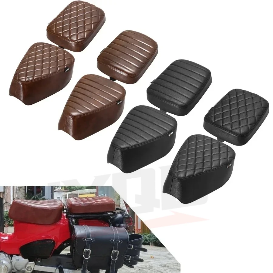 

Motorcycle Accessories Front Rear PU Leather Pillow Seat Cushion Fit For Honda Cross Cub110 CC110 Front or Rear