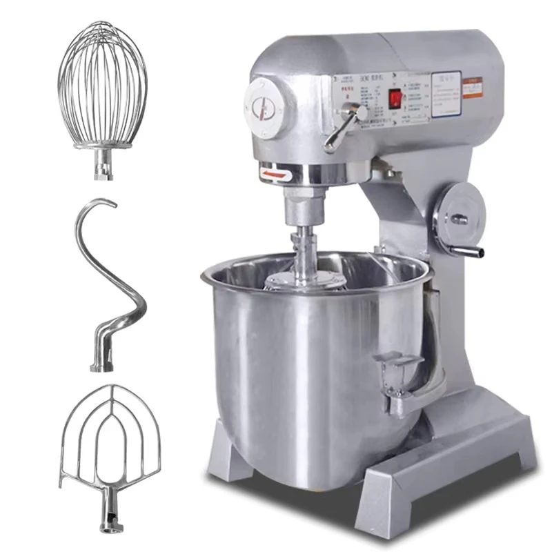 Commercial Mixer 500W Stainless Steel Bowl Heavy Duty Electric Food Mixer Commercial with 3 Speeds Adjustable dough mixer