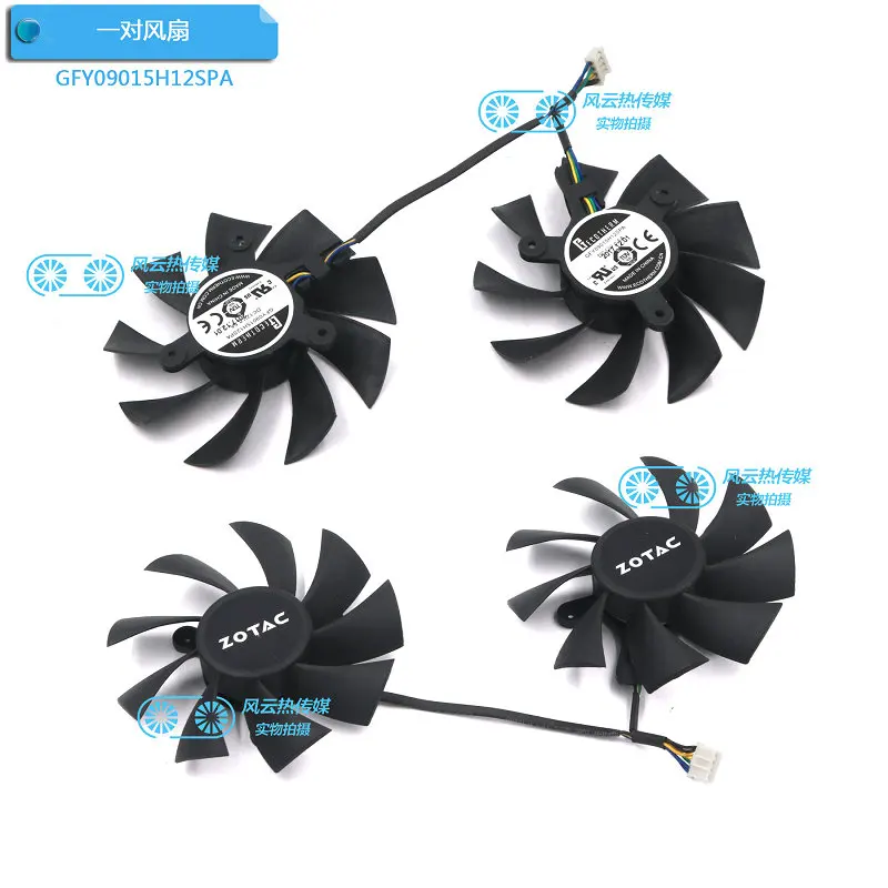 New Original for ZOTAC GTX1060 3GB Graphics Video Card Cooling Fan GFY09015H12SPA