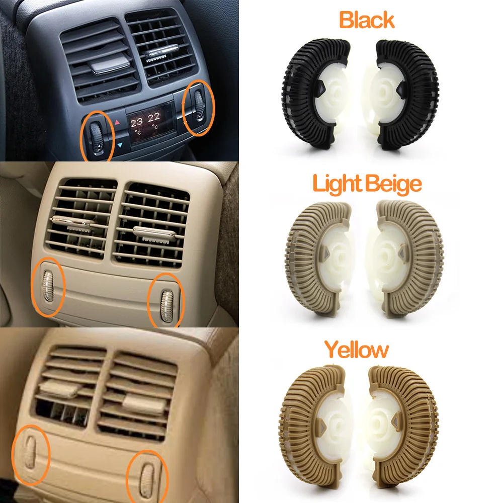 Hintere Klimaanlage AC Entlüftung Rollrad Steuer rollenknopf für Mercedes Benz E Klasse W211 2014-2017 e200 e230 e260 e280