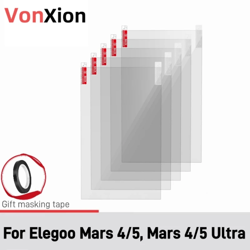 

Vonxion Защитная Пленка от Царапин для ELEGOO Mars 4 Ultra Mars 5 Ultra ЖК-3D Принтера Смолы
