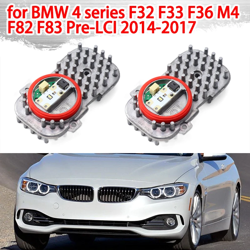 1305715084 Daytime Running Light for BMW 4 Series F32 F33 F36 M4 F82 F83 Pre-LCI 2014-2017 Angel Eyes DRL Module 63117263051