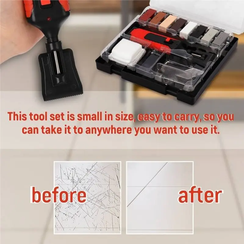 AB02 Workshop Sturdy Casing Chip Repair Kit Floor Tiles Laminate Wax System Scratches Mending Floor Repair Suit