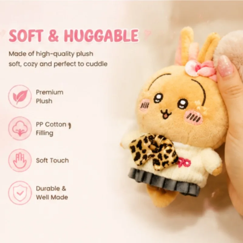 アップル（お急ぎ） jiyi Usagi 9090 Gal Series Plush KeychainGyaru Style Rabbit Bag