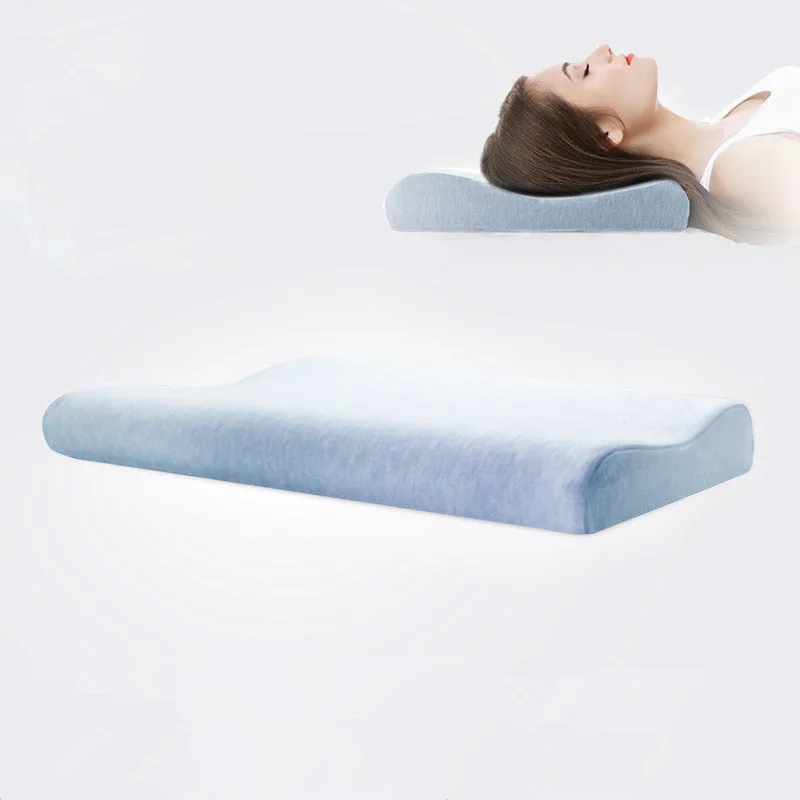 

Memory Foam Low Soft Pillow Neck Spine Protection Thin Pillow for Children Teenager Adult Pregnant Health Care Pillow