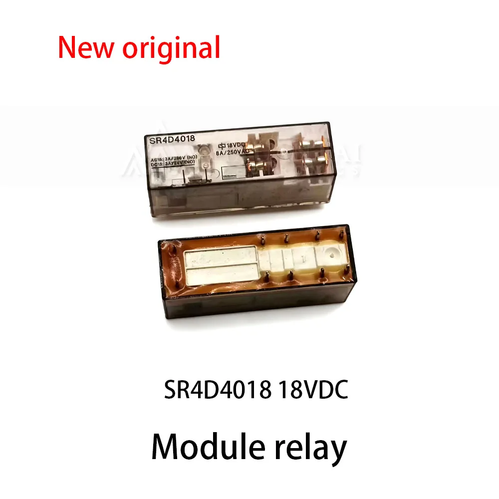 (1pcs) 100% New relay SR4D4018 18VDC 8A/250VAC 10 pin module relay