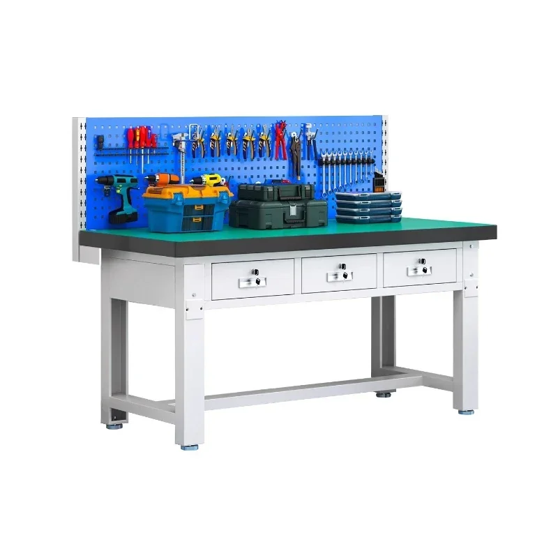 Heavy-duty fitter workbench, workshop laboratory assembly line, anti-static thickened abrasive