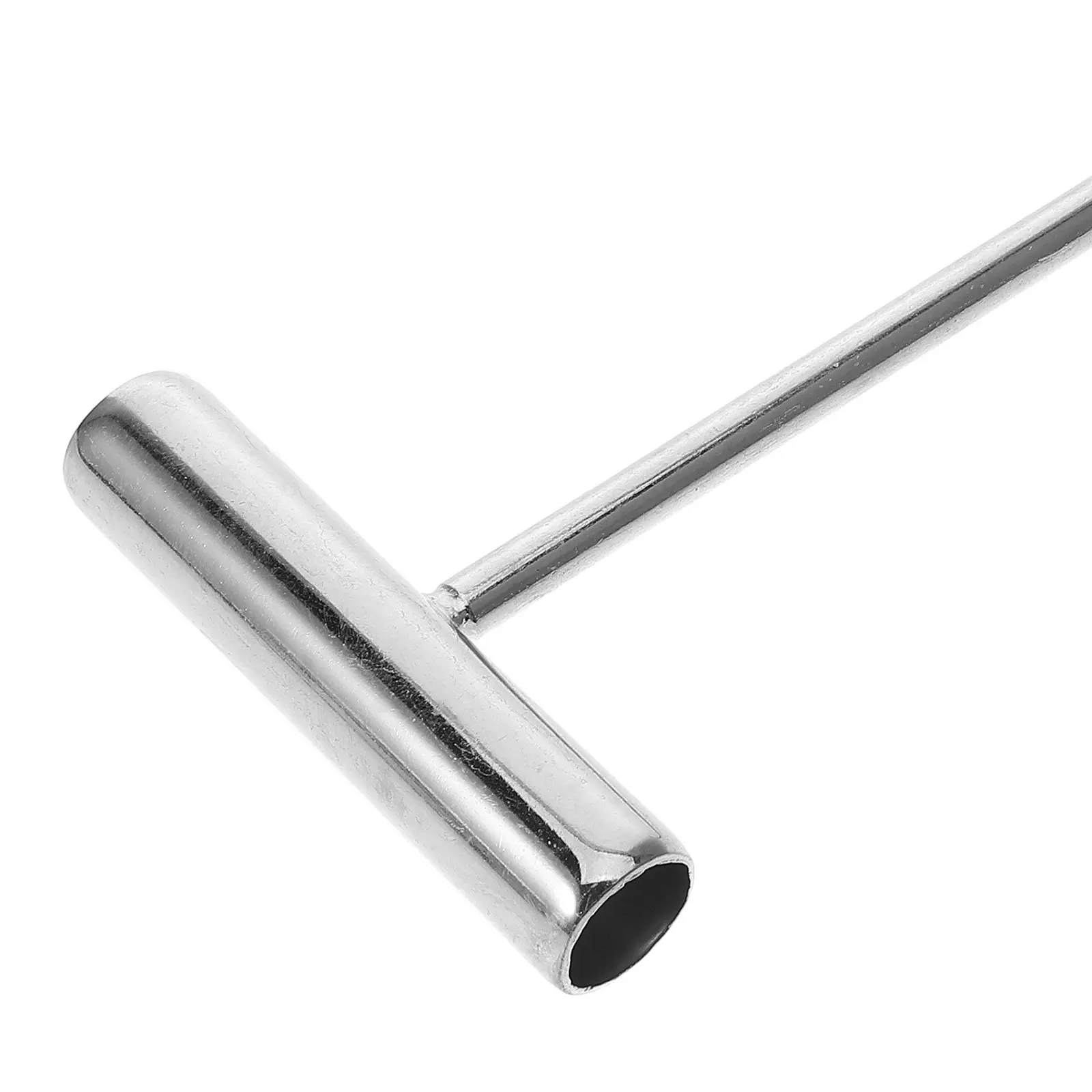 Stainless Steel T Shaped Meat Hook Ergonomic Handle Lifting Hanging Hook Grilling Butchering Food Turner Tool Food Turner