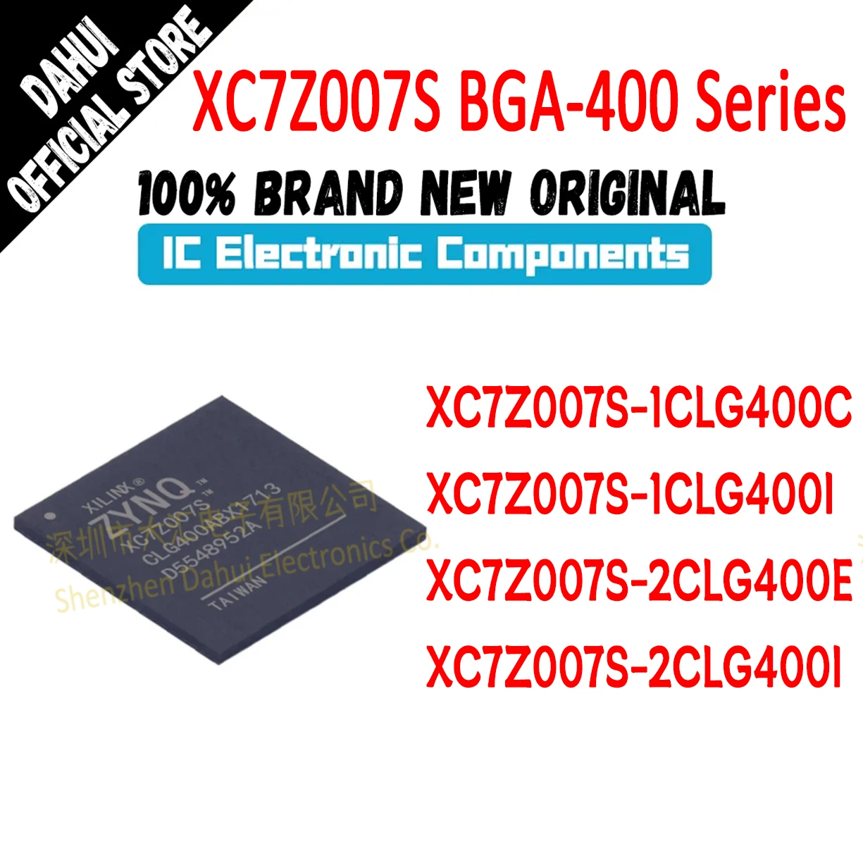 

XC7Z007S-1CLG400C XC7Z007S-1CLG400I XC7Z007S-2CLG400E XC7Z007S-2CLG400I XC7Z007S IC MCU CPLD FPGA Chip BGA-400