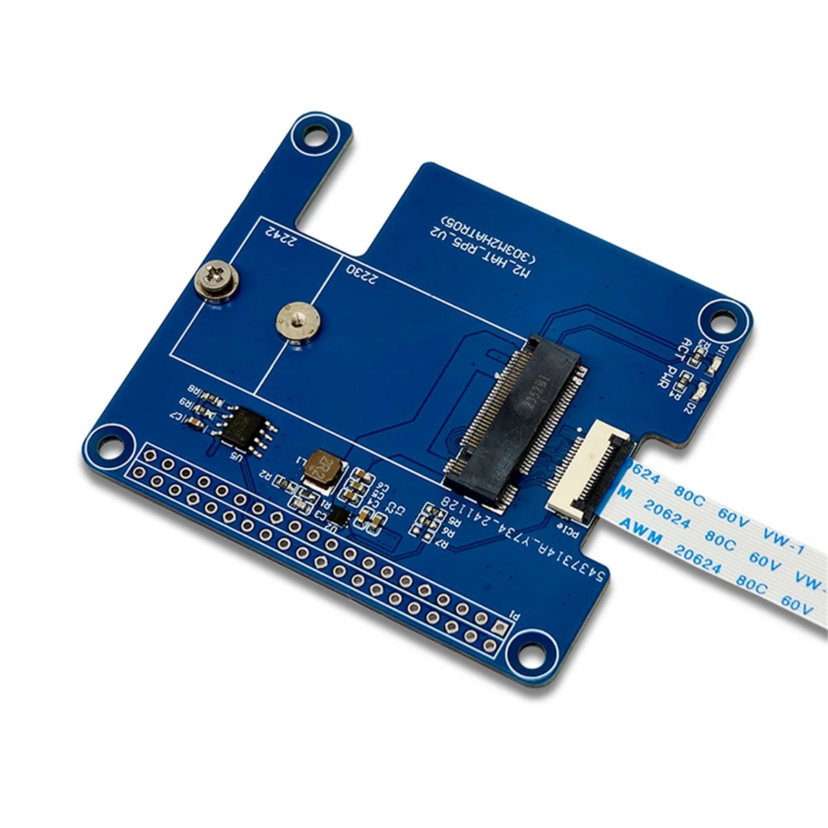 X61A_Voor Raspberry Pi 5 M.2 HAT+ uitbreidingskaart AI-kit