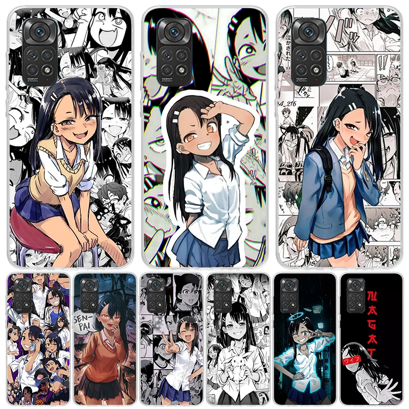 Nagatoro San Anime Aesthetic Case Phone Cover for Xiaomi Redmi Note 13 12S 12 11S 11 11T 11E 10S 10 Pro Plus 9S 9 8T 8 5G Trend