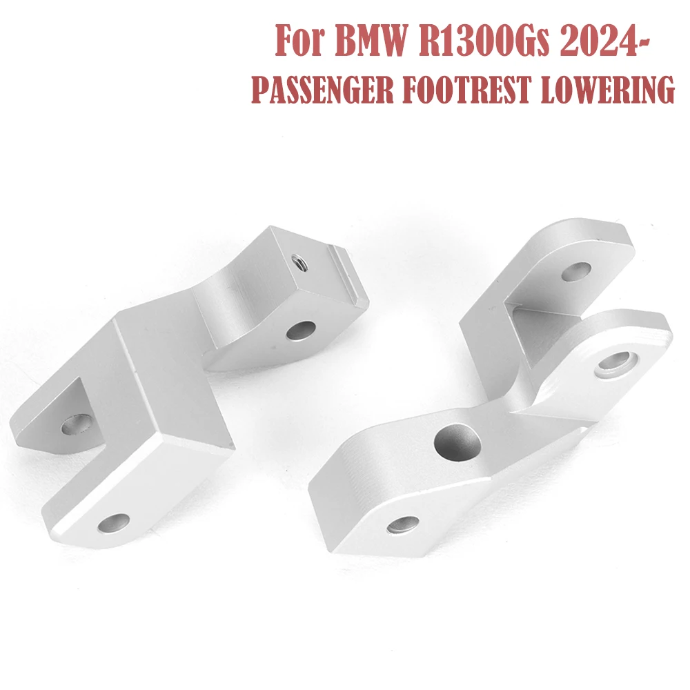 For BMW R1300GS Passenger Footrest Lowering Kit 2024 R 1300 GS Motorcycle Conversion Parts 1300GS Repositioning Footrests R1300