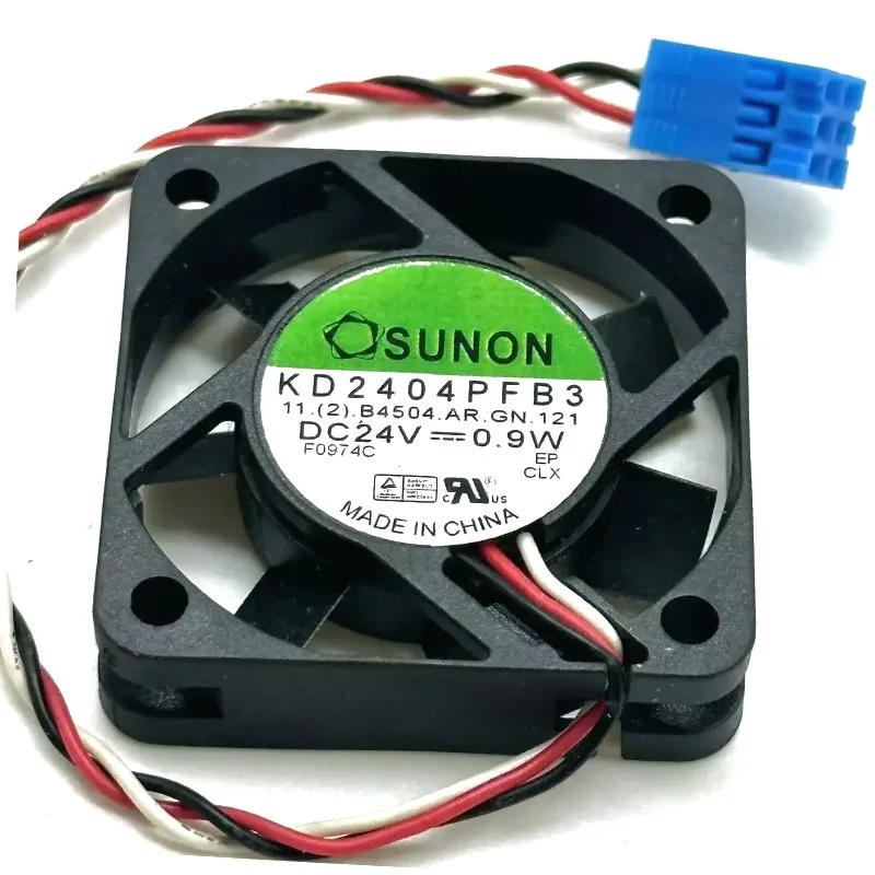 Sunon KD2404PFB3 B4504.AR.GN.I21 DC 24V 0.9W 40x40x10mm 3-Wire Server Cooling Fan
