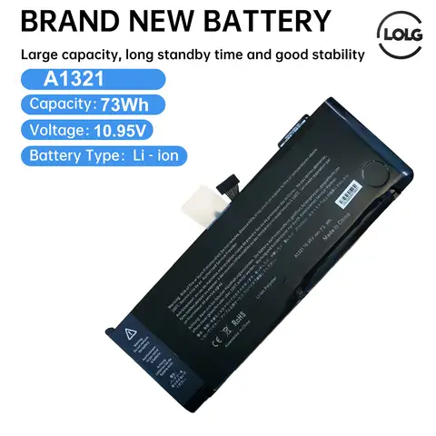 A1321 Battery for APPLE MacBook Pro 15" A1286 2009 2010 020-6380-A MC118LL/A MC372 MC371 MB985 MB986LL/A Fast Delivery