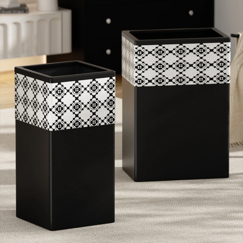 

Modern Trash Cans Creative Fashion Bedroom Waste Bins Living Room Large Capacity Litter Can Simple Bathroom Garbage Bin