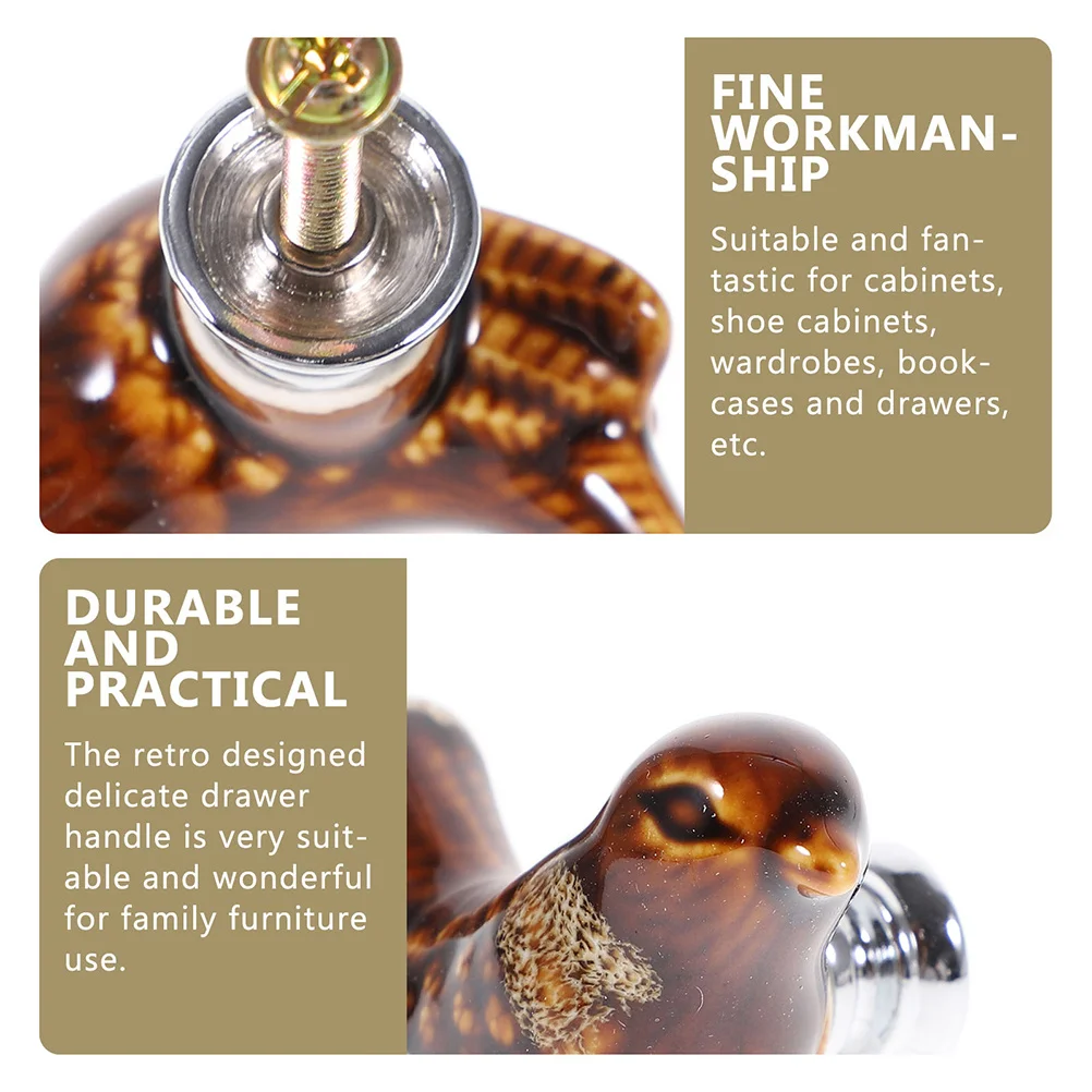 

4Pcs Style Cabinet Knobs Smooth Finish Drawer Pulls for Kitchen Bathroom Furniture Easy Install Decorative Hardware Set