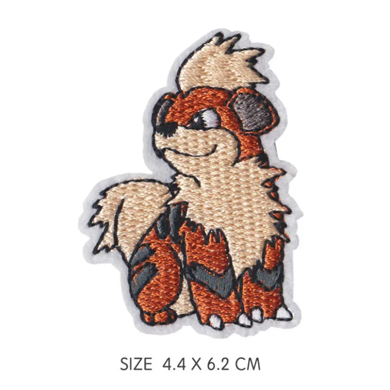 HOT 40 Style Snorlax Aufbügelbare Patches, Gestickte Kleideraufnäher, Cartoon-Aufnäher für Kinderkleidung, Umbreon Stoffaufkleber, Kleiderapplikationen
