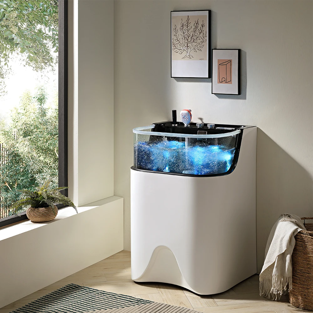 

Functional Animal Salon Acrylic Pet Tubs Dog Washing Massage Bathtubs