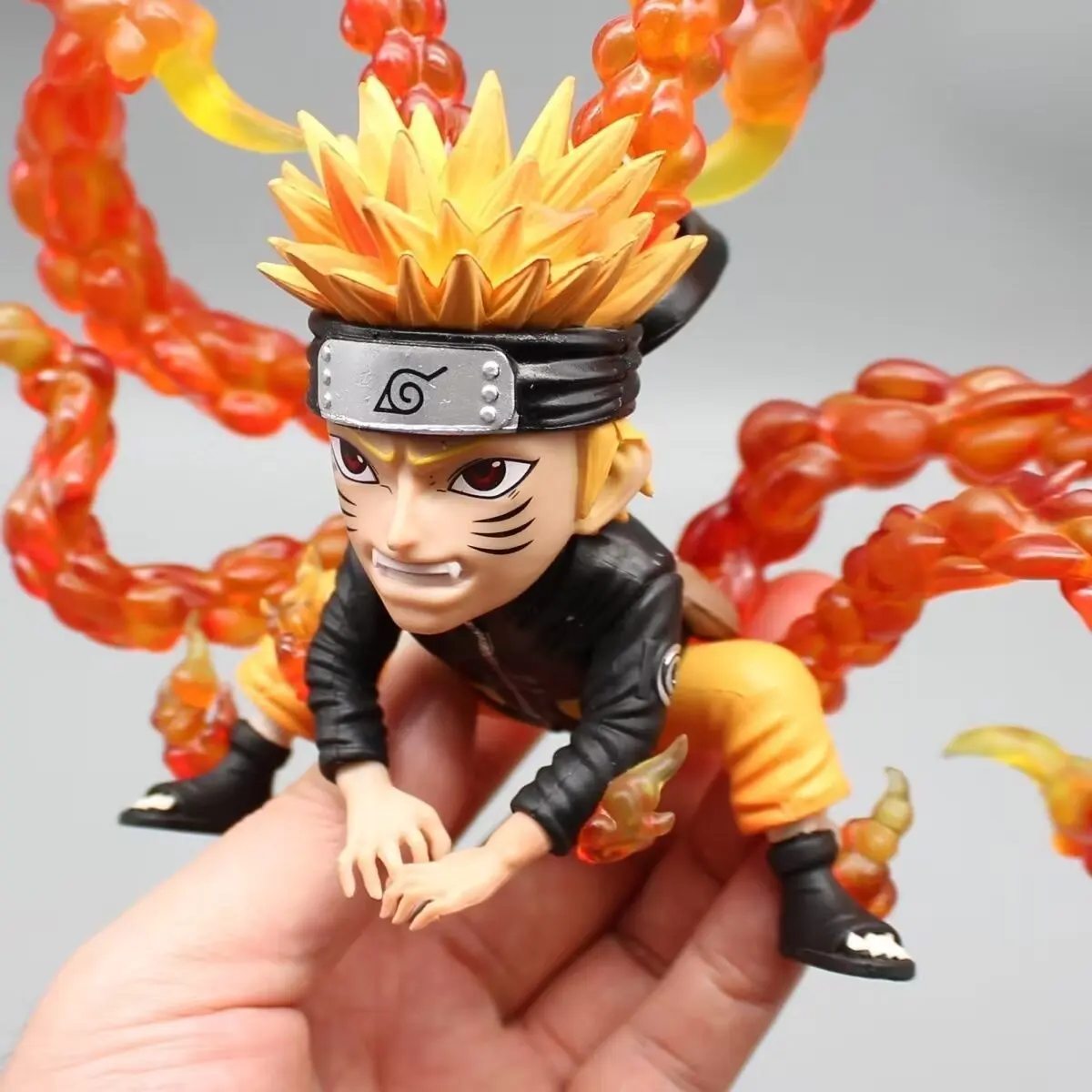 13.5Cm Gk Naruto Figura Levenslange Serie Vierstaartige Berserk Naruto Model Actiefiguur